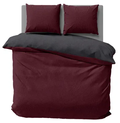 Produktbild von Winter Bettwäsche Doubleface Uni Wende kuschelig flauschig warm weich Fleece