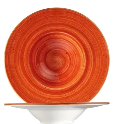 Image de Assiette à pâtes Aura Terracotta Banquet 28 cm - 6 pièces
