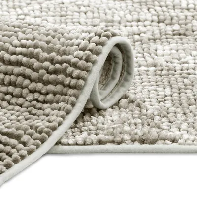 Immagine prodotto di Set da 2 tappetini da bagno: tappeto da bagno, tappetino per WC, tappetino per doccia, tappetino antiscivolo per bagno, beige