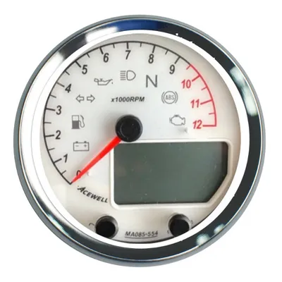 Zdjęcie produktu dla Tachometr cyfrowy ACEWELL Analog DZM 12000rpm