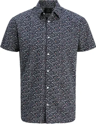 Produktbild von Jack & Jones Lasummer Print Kurzarmhemd Blau 2XL Herren Blau 2XL