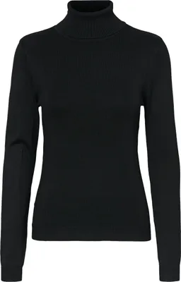Zdjęcie produktu dla Vero Moda VMGLORY Knitted pullover, Pulower, Dorosły, Damski, Czarny, XS, Wiskoza