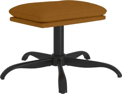 Produktbild von vidaXL Fußhocker Braun 60x60x36 cm Samt