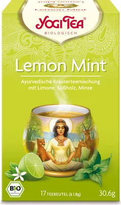Produktbild von YOGI TEA Lemon Mint | 17 x 1,8g
