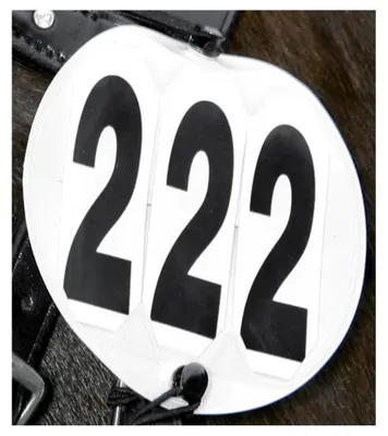 Zdjęcie produktu dla Numery Waldhausen, okrągłe, białe