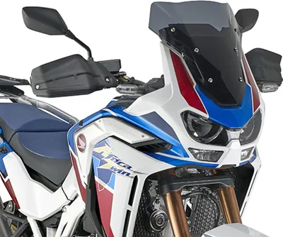 Obrázok produktu pre Čelné sklo na motorku Kappa Honda CRF 1100L 2020, tónované, 37x36 cm