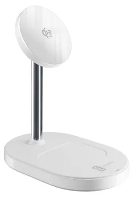 Productafbeelding van Cellularline WIR2IN1MAGQI25W, Interieur, AC, Draadloos opladen, 1,5 meter, Wit
