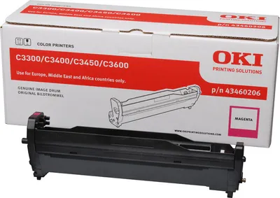 Produktbild von OKI 43460206, Original, C3300n, 3400n, 3450n, 3600n, 1 Stück(e), 15000 Seiten, LED-Druck, Magenta