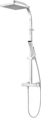 Produktbild von Schulte Duschmaster Rain II D9635 mit Thermostat, Kopfbrause eckig
