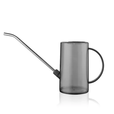 Produktbild von Gießkanne aus transparentem Kunststoff, für Zimmerpflanzen, Garten, 1L