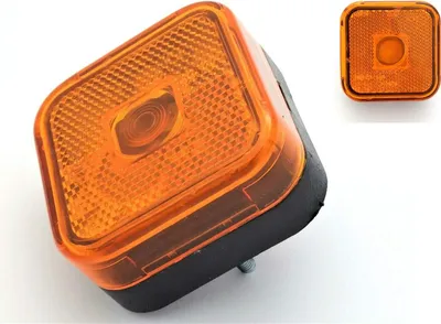 Produktbild von Orange Umrissleuchte Seitenleuchte Begrenzungsleuchte LKW PKW Anhänger E9 12/24V