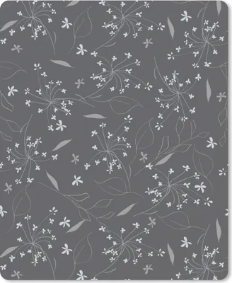 Produktbild von MuchoWow® Mauspad Mousepad Blumen - Weiß - Muster 19x23 cm - Mousepads - Maus Mat - Pad - Mausunterlage - Mauspads - Spielen