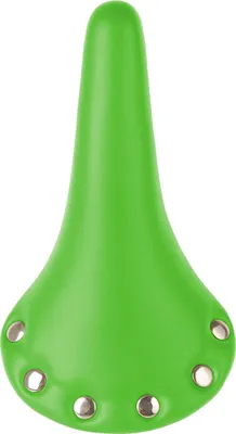 Image de Selle à rivets verte avec 6 rivets en acier inoxydable