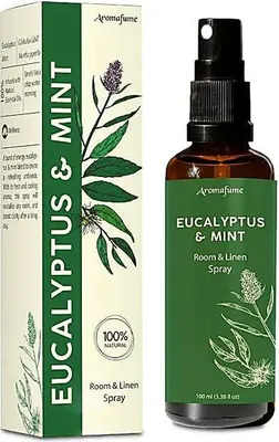 Produktbild von Aromafume Raum- und Wäschespray Eukalyptus & Minze -- 100ml kaufen online