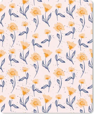Produktbild von MuchoWow® Mauspad Mousepad Blumen - Muster - Sommer 30x40 cm - Mousepads - Maus Mat - Pad - Mausunterlage - Mausmatten