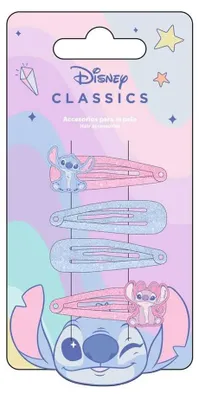 Immagine prodotto di Set di 4 fermagli per capelli Lilo & Stitch Accessori per capelli per bambini
