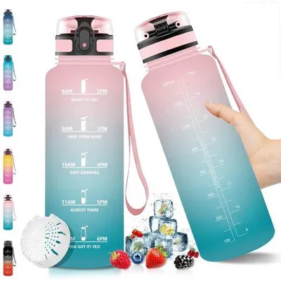 Productafbeelding van 1,5 Liter BPA-vrije Sportfles met Fruitfilter