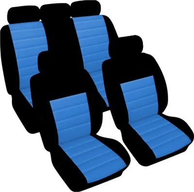 Produktbild von SB403 - Sitzbezug Set, für Fahrzeuge mit oder ohne Seitenairbag, Schwarz, Blau