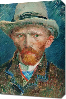 Obrázok produktu pre 40 x 60 cm Autoportrét 4, Van Gogh Vintage obraz do obývacej izby