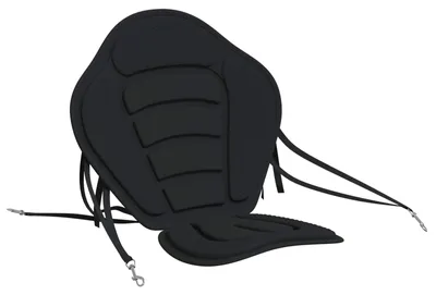 Produktbild von vidaXL Paddel Board Sitz 52 x 31 x 45 cm Lyocell Schwarz