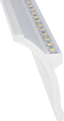 Produktbild von Zierleiste für LED-Streifen 2m Design Weiß