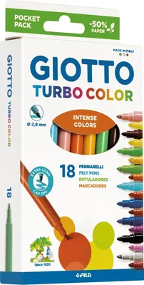 Immagine prodotto di Giotto F073400 marcatore Fine Colori assortiti 18 pz
