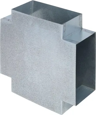 Produktbild von Flachkanal Doppel-T-Stück 90° 200 x 90 mm