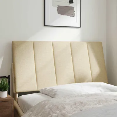 Produktbild von vidaXL Kopfteil-Kissen "Hanko" Creme 100 cm Stoff