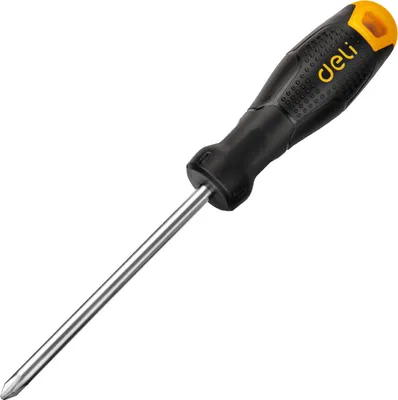 Produktbild von Philips Schraubendreher PH1x75mm Deli Tools EDL625075 (schwarz)
