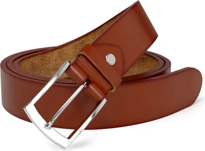 Produktbild von Herren Leder Gürtel aus Italien – Stilvoll & Hochwertig 30614 Cognac Brown 115 cm