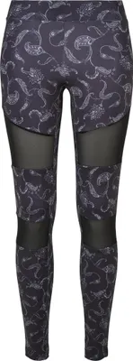 Produktbild von Urban Classics Ladies - TECH MESH Paisley Leggings - S