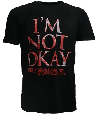 Zdjęcie produktu dla Koszulka „I'm Not Okay” zespołu My Chemical Romance – rozmiar L