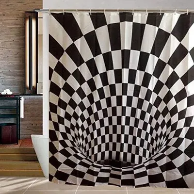 Immagine prodotto di Tenda da doccia - Illusione ottica