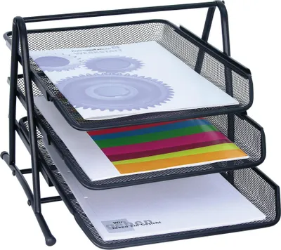 Immagine prodotto di WEDO Briefablage Office, aus Drahtmetall, 3 Ablagen, schwarz