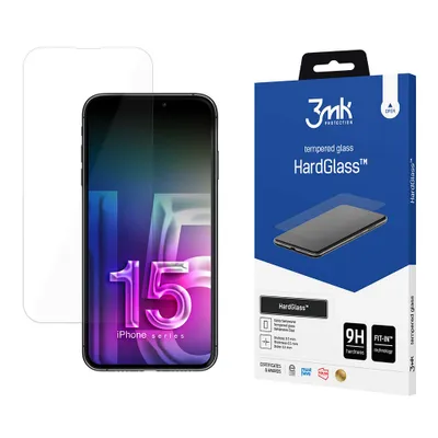 Produktbild von 3mk HardGlass™ Displayschutz aus gehärtetem Glas für Apple iPhone 15 Pro Max