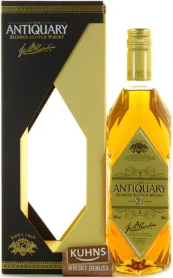 Produktbild von Antiquary 21 Jahre Scotch Whisky blended 43% 0,7L