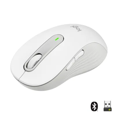 Immagine prodotto di Logitech Signature M650 Large - Mouse - misura L - ottico - 5 pulsanti - senza fili - 2,4 GHz, Bluetooth - Logitech Logi Bol