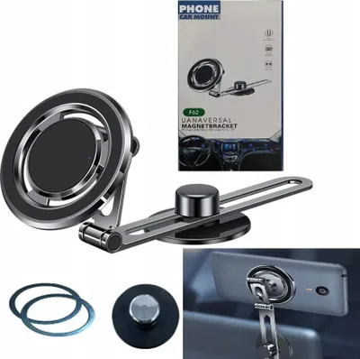 Zdjęcie produktu dla Uchwyt Magnetyczny na Deskę Kokpit Samochód Telefon Smartfon MagSafe iPhone / T10