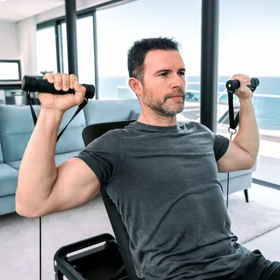 Obrázok produktu pre Inteligentné posilňovacie zariadenie - Fitness zariadenie do domácnosti - Posilňovacia stanica - Zariadenie na posilňovanie - Zariadenie s nastaviteľným odporom