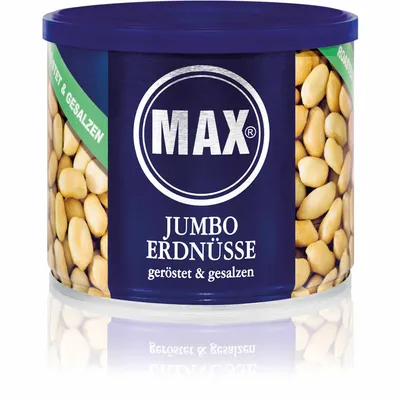 Produktbild von Max Jumbo Erdnüsse geröstet & gesalzen (300g Dose)
