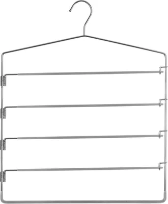 Produktbild von 5 Five 77248 Mehrfachhosenbügel Silber  Silber One Size