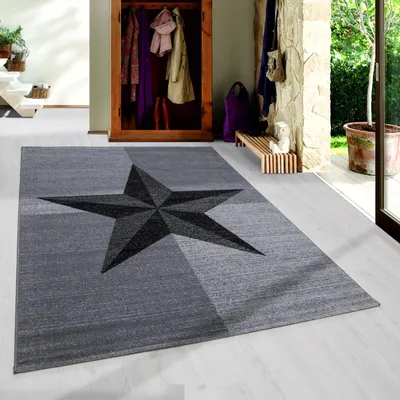 Immagine prodotto di Homebyhome Tappeto Moderno di Design per Soggiorno Motivo Trendy Pelo Corto Rettangolare Morbido e Facile da Pulire, Dimensioni: 160x230 cm