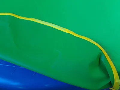 Image de Bac à sable BURI Premium en plastique de différentes couleurs 150 x 150 x 20 cm, Couleur:Bâche de couverture
