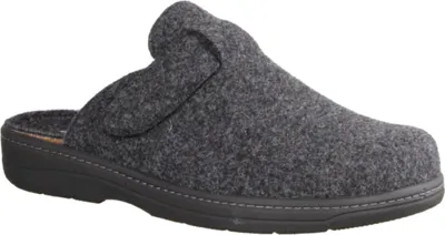 Produktbild von Slowlies 270 Hausschuhe, Herrenschuhe, Textil (Wollfilz), Graphit,Wechselfußbett - Haus - hüttenschuhe Herren Hausschuhe, Grau