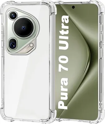 Image de Housse pour Huawei Pura 70 Ultra Housse souple transparente pour téléphone portable avec coins renforcés Bumper Housse de protection