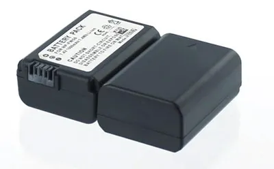Produktbild von Akku für Sony Alpha 35 Li-Ion 7,4 Volt 860 mAh schwarz.