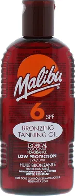 Zdjęcie produktu dla Malibu Dry Oil SPF6 Olejek Brązujący Do Opalania 200ml