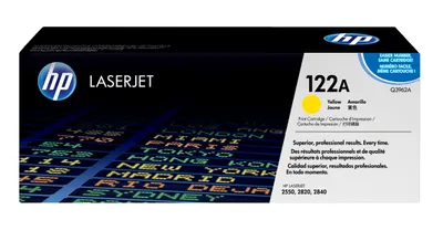 Produktbild von HP 122A Yellow Original LaserJet Toner Cartridge, 4000 Seiten, Gelb, 1 Stück(e)