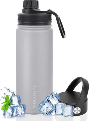Produktbild von Famanu Thermosflasche Edelstahl 24 Stunden kalt 12 Stunden warm - 600 ml / 1000 ml
