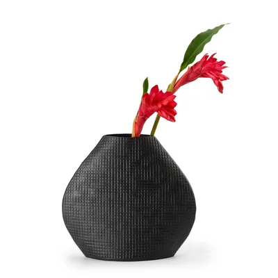 Produktbild von Philippi Moderne Vase OUTBACK S mit kariertem Muster